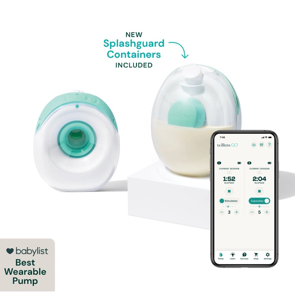 Willow Wearable Double Breast Pump Set
